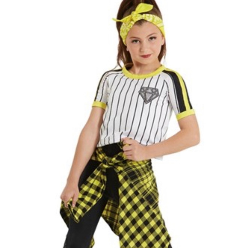 Weissman: “Tambourine” dance costume, size XXL Child, never been worn